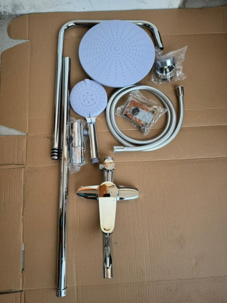 Brimix Shower Mixer set featuring an anti-rust chrome finish
