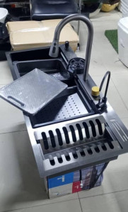 Multifunctional smart Kitchen Sink made of stainless steel