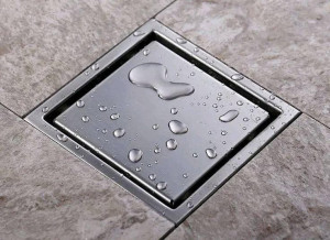 Square floor drain waste grate