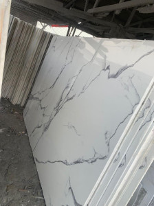 Calacatta marble slab