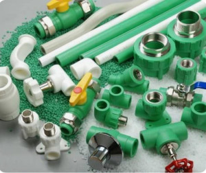 Polypropylene Random Copolymer(PPR) pipes and fittings which are used in plumbing and piping applications