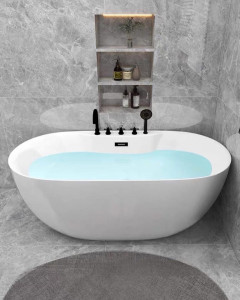 WOODBRIDGE brand acrylic Freestanding soaking bathtub