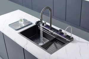 Smart Waterfall Kitchen Sink