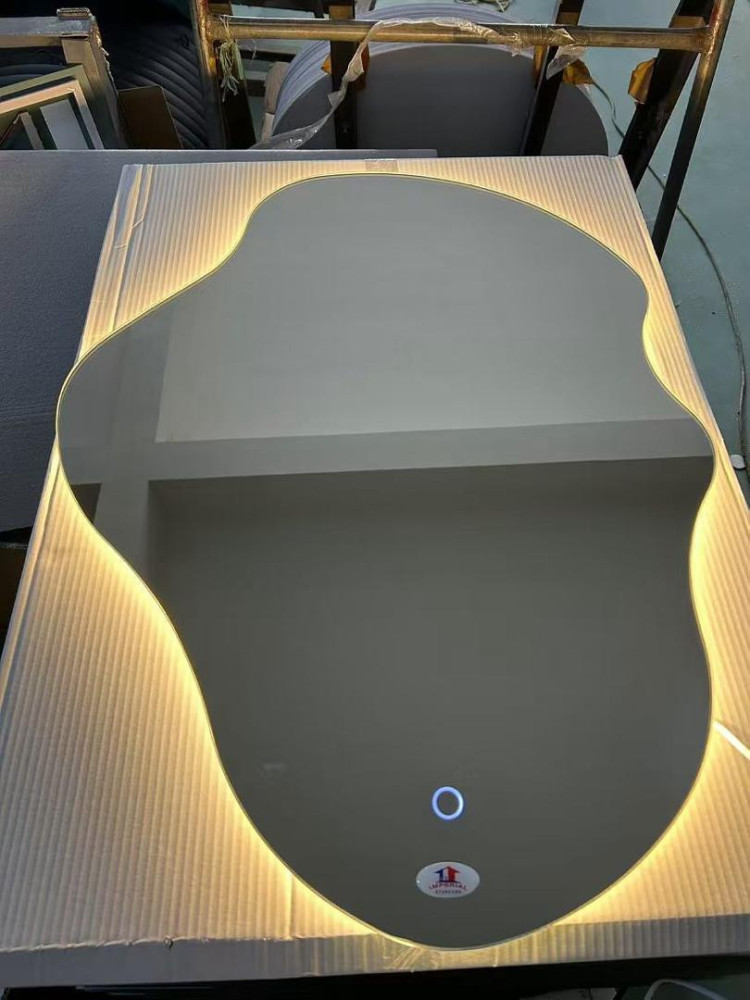 irregular, LED vanity mirror