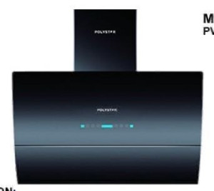 Polystar digital range hood
