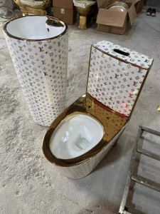 decorative bathroom sanitary set