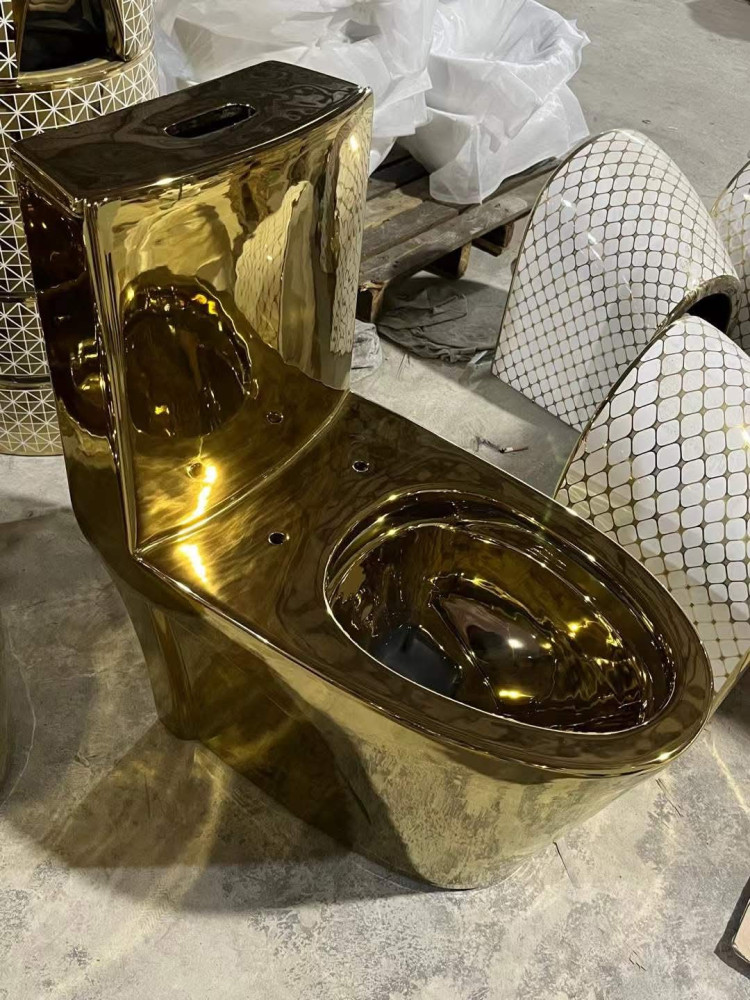decorative ceramic one-piece toilet 