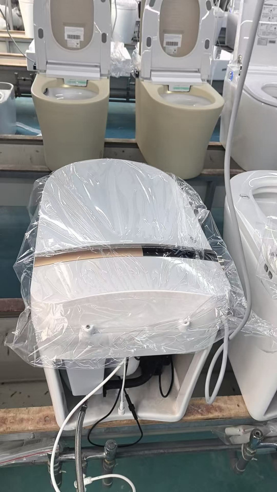 modern smart toilet seat or bidet attachment