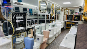 kitchen appliances and bathroom fixtures, including gas cookers 